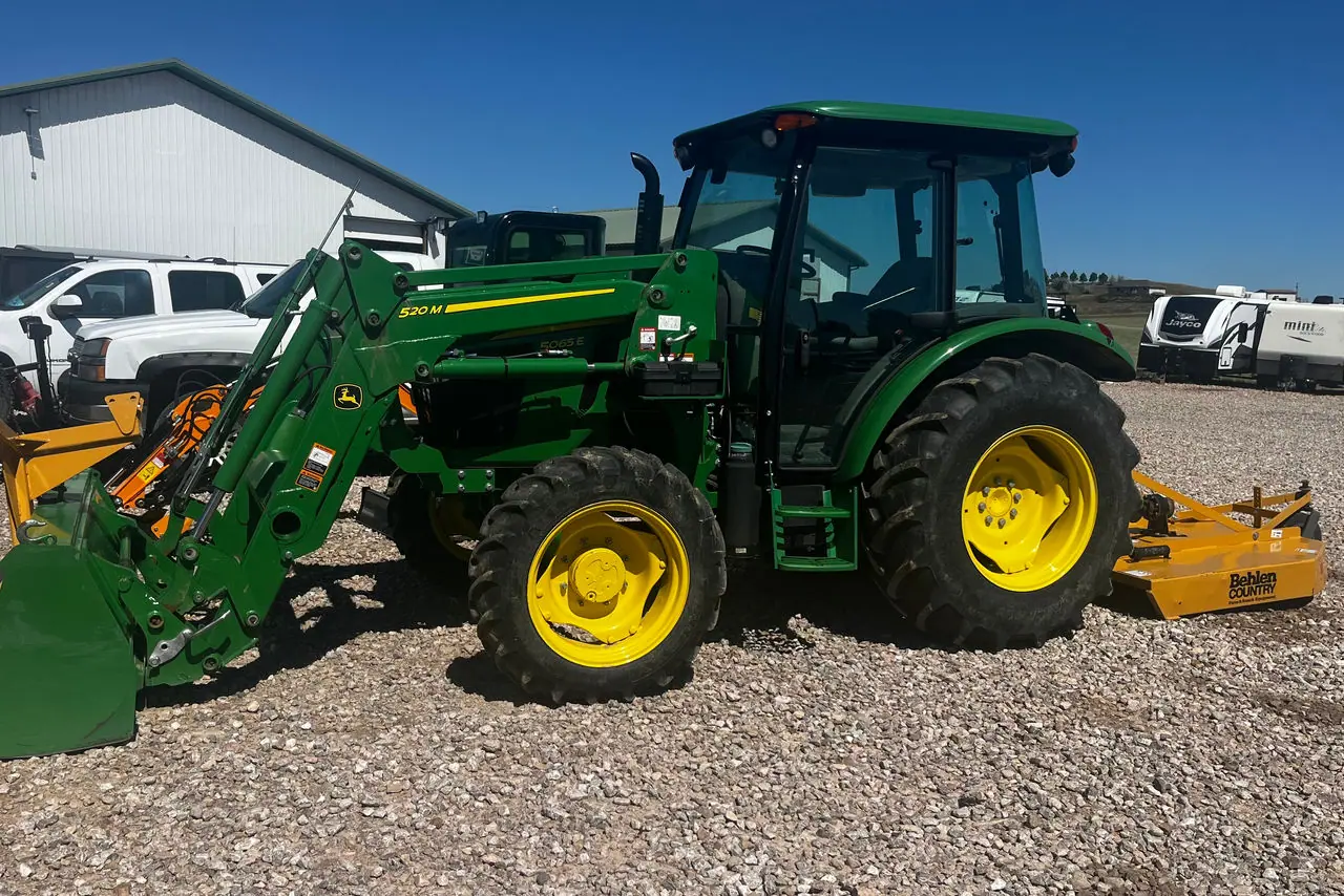2022 John Deere 5056E Cab, Heat, Air 4x4 Loader on the lot at Signature Auto Sales.