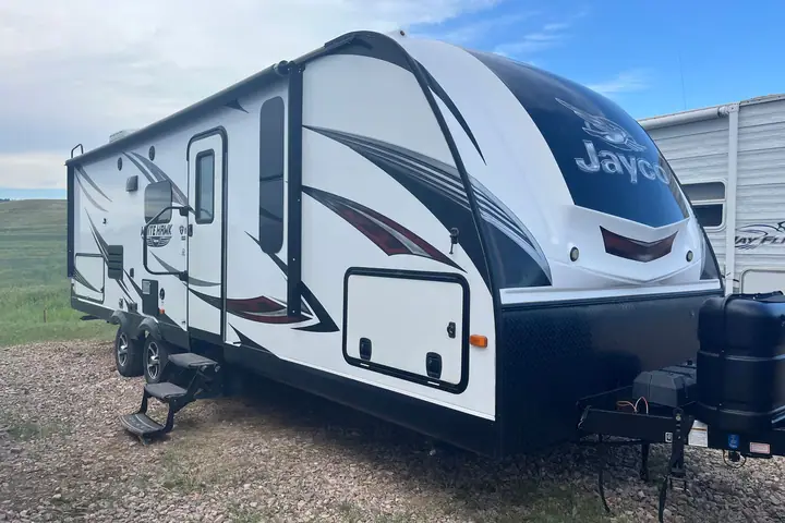 2017 Jayco Whitehawk 260 on the lot at Signature Auto Sales.