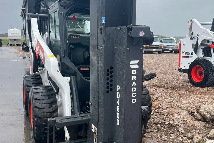 Bradco Skid Steer Mount Post Pounder on the lot at Signature Auto Sales.