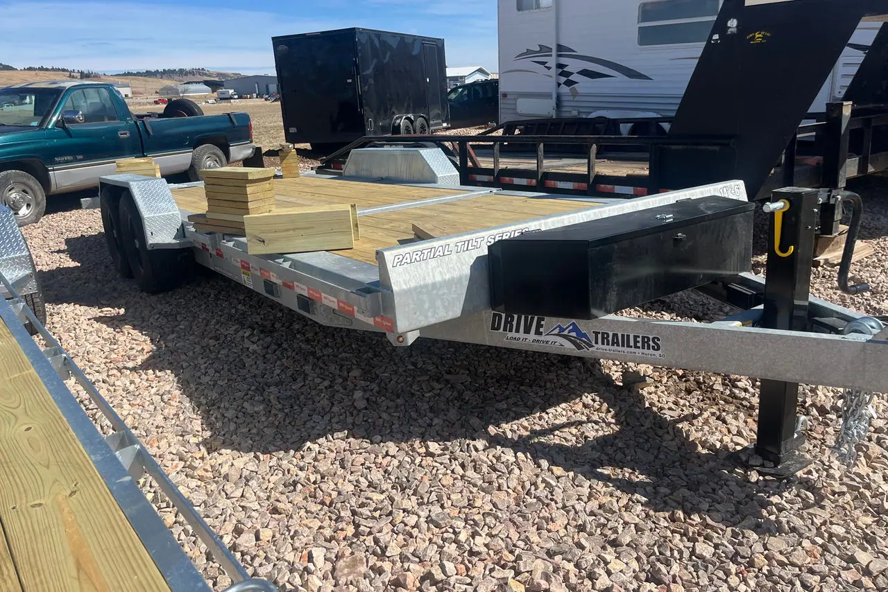 2026 Drive 20' Gravity Tilt two 7k lb axles on the lot at Signature Auto Sales.